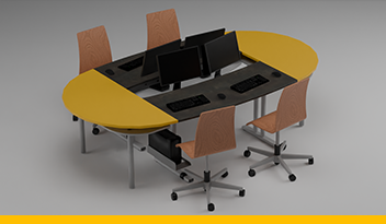 Mobilier scolaire Ovaly