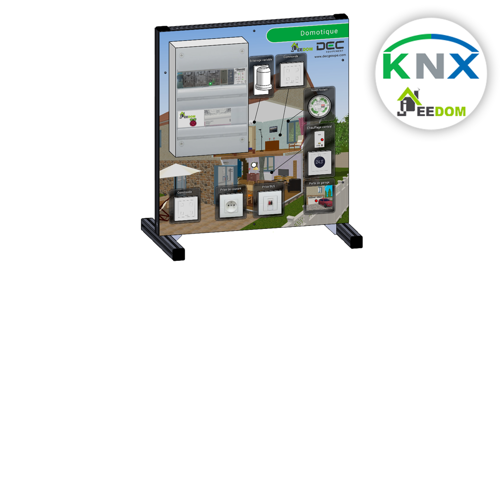 Panneau domotique KNX multiconstructeurs-multiprotocols - serveur Jeedom