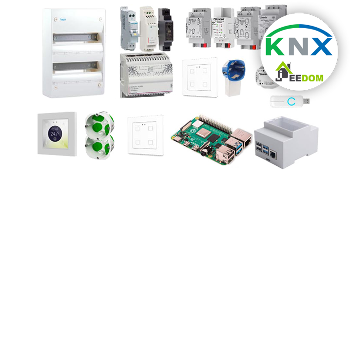 Kit domotique KNX multiconstructeurs-multirpotocols - serveur Jeedom