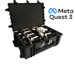 Valise de réalité virtuelle - pour 6 Quests 3 autonomes