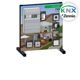 [PNDDMZENNDOMOTI01] Panneau domotique KNX zennio - sans serveur